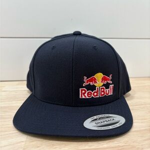 Red Bull Snapback hat Adjustable Blue side  Redbull logo
